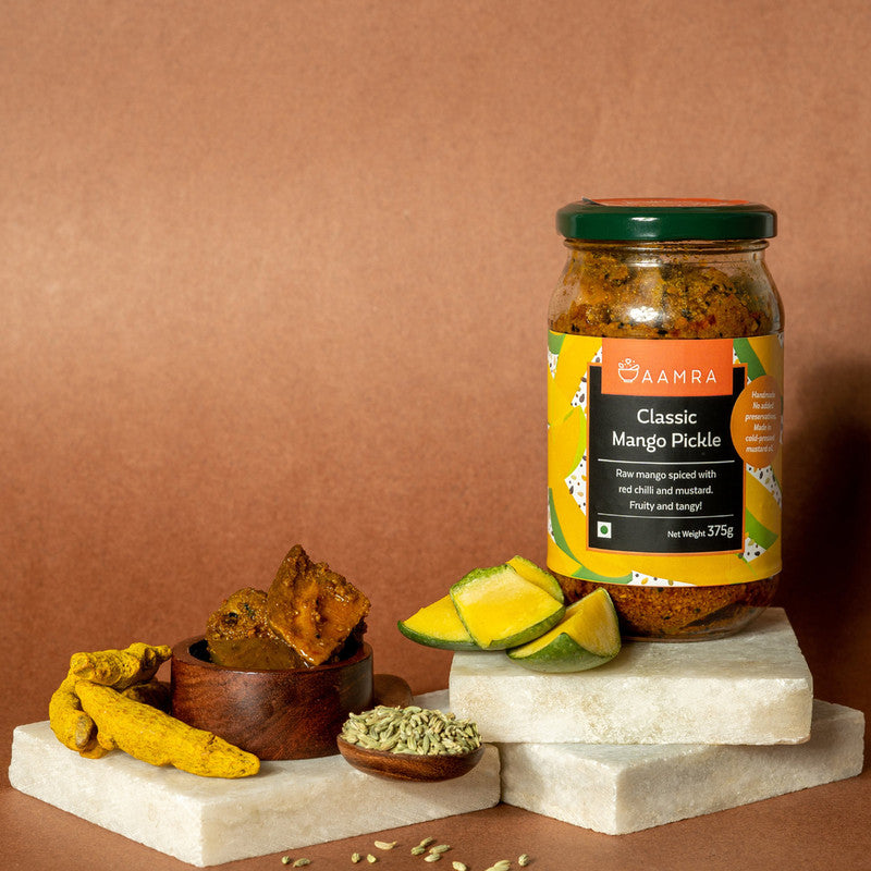 Handmade Classic Mango Pickle | 190 g | Pack of 2