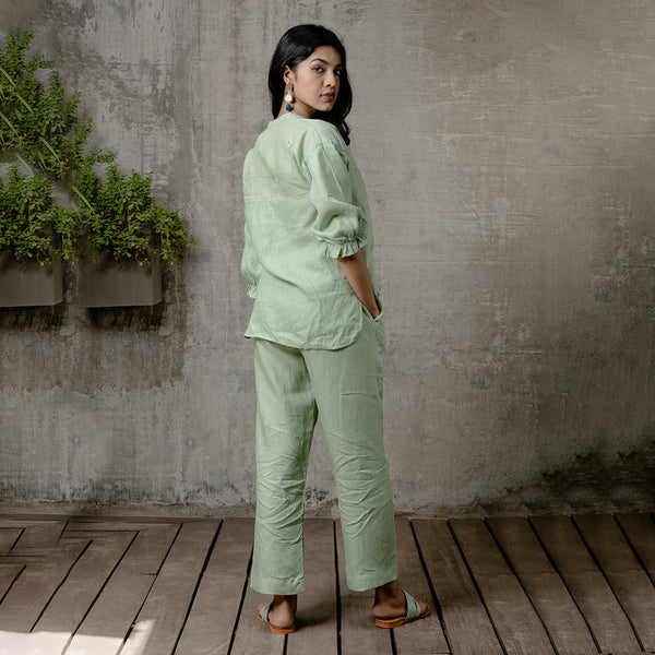 Linen Shirt | Green