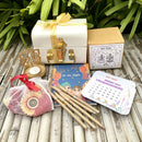 Festive Gift Box | Lakshmi Ganesh Idols | Metal Trunk Plantable Hamper