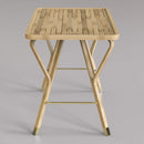 Bamboo & Brass Deer Table