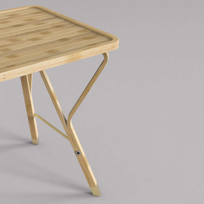 Bamboo & Brass Deer Table