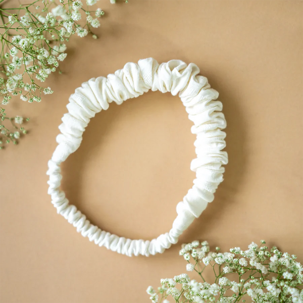 Hairband for Baby Girl & Kids | Organic Cotton | Off White