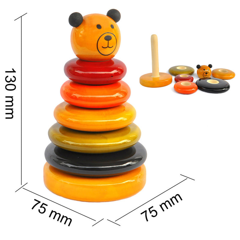 Wooden Stacker Toy for Baby | Fun Learning Activity