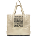 Canvas Cotton Tote Bag | Shopping Bag | Off White