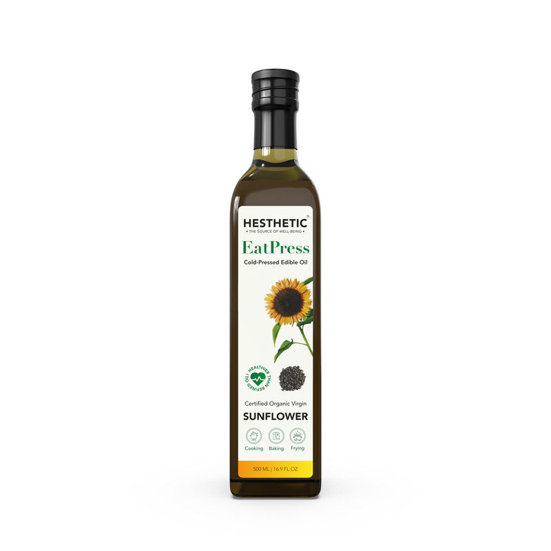 Sunflower Oil | Seed Oil | EatPress | Immunity Booster | 500 ml | Pack of 2