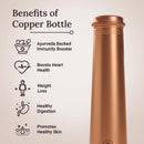 Copper Bottle | Reddish Brown | 750 ml
