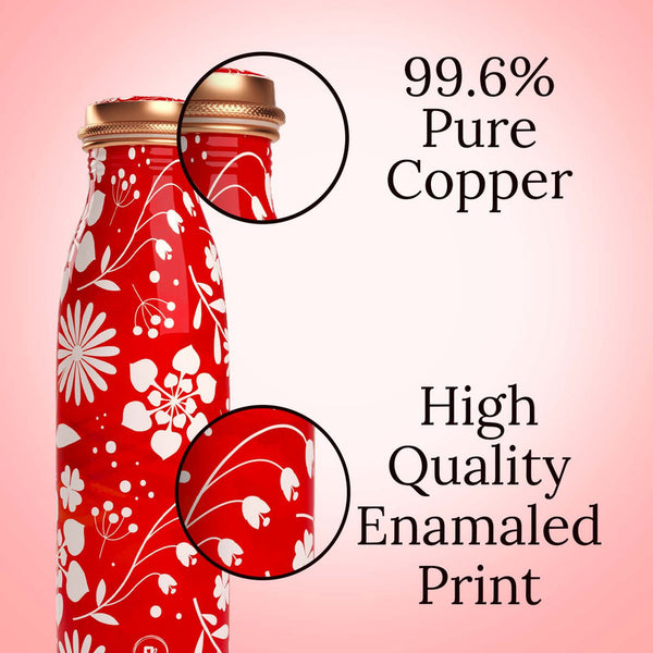Copper Bottle | Red | 950 ml