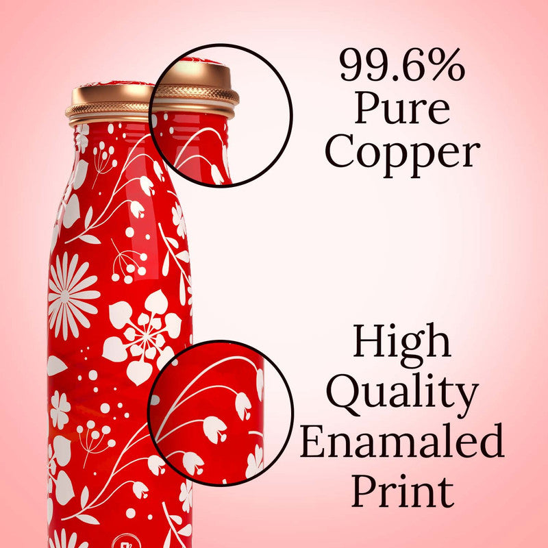 Copper Bottle | Red | 950 ml