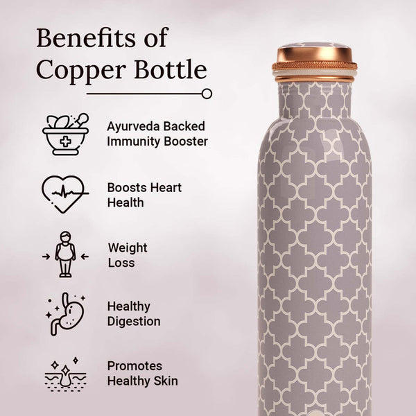 Copper Bottle | Grey | 500 ml