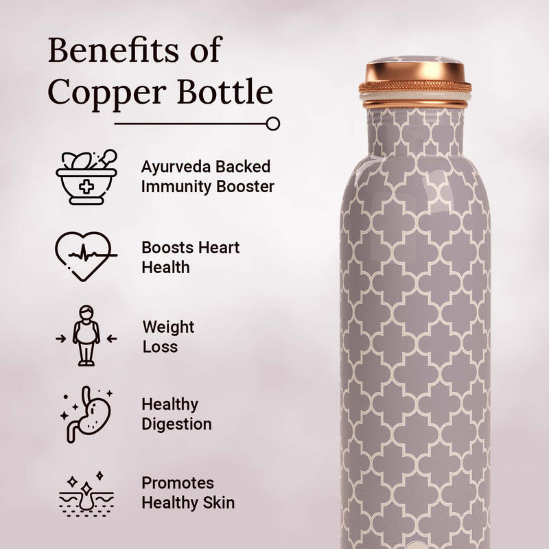 Wooden Copper Water Bottle Mahogany Online 500ML eco-friendly gift