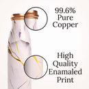 Copper Bottle | White Gold | 950 ml