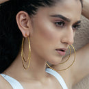 Hoop Earrings | Recycled Brass Jewellery