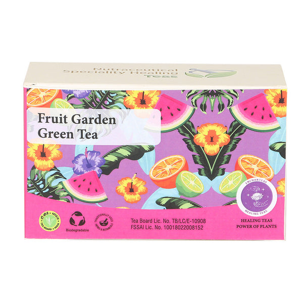 Fruit Garden Green Tea | Hibiscus & Apple Healing Tea | 100 g