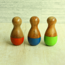 Wooden Toys for Kids | Wooden Pin Bowling Set | Small Toy | 7 Pcs