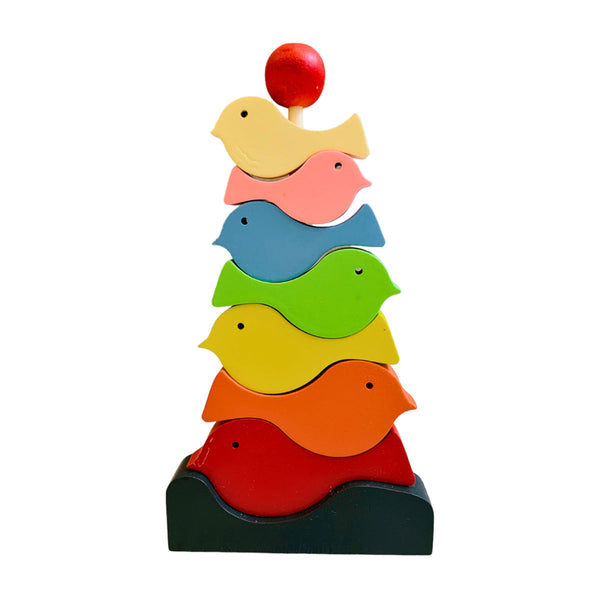 Wooden Stacking Toy for Kids | Bird Toy