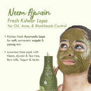 Nat Habit Fresh Neem Ajwain Lepa | Ayurvedic Face Pack Mask | Acne & Blackheads Control | 40 g | Pack of 2