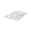 Mustard Seed Pillow for Baby | Organic Cotton & Natural Dyes | Leaf Print | White