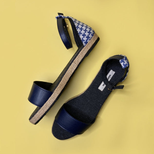 Cactus Leather Sandals for Women | Blue