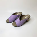 Women Heels | Cactus Leather | Side-Cut | Purple