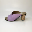 Women Heels | Cactus Leather | Side-Cut | Purple