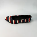 Recycled Fabric Ballerinas | Striped | Multicolour