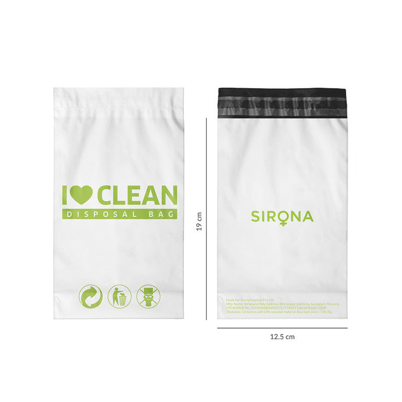 Sanitary & Diapers Disposal Bag | 15 Bags | Pack of 2