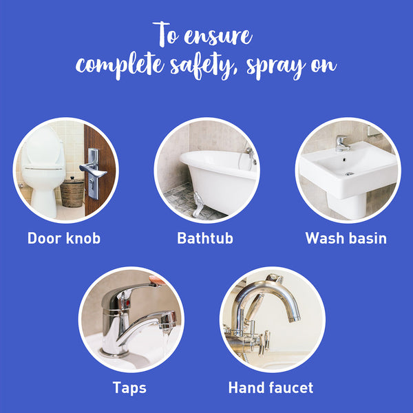 PeeBuddy - Toilet Seat Sanitizer Spray | Deodorizer & Disinfectant | 100 ml | Pack of 3