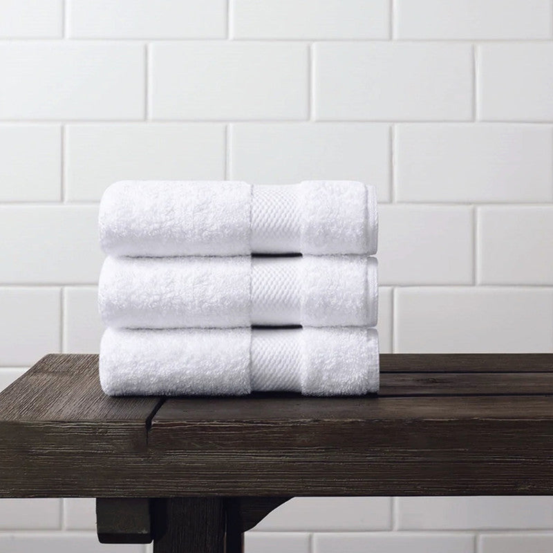 Organic Cotton Face Towel | Set of 3| White