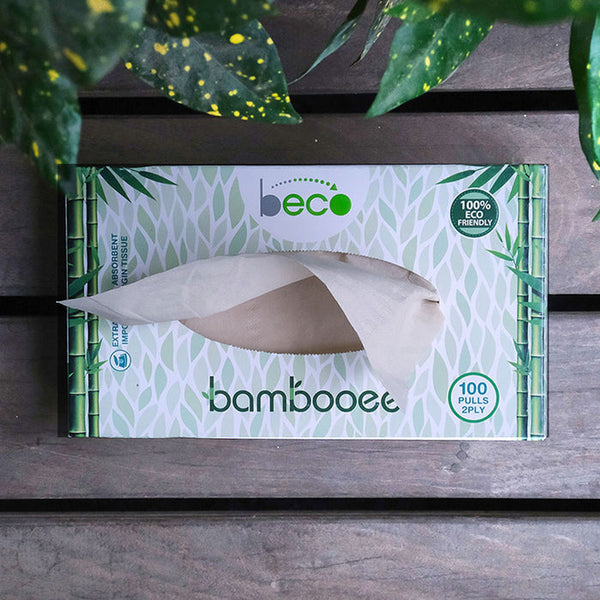 Bamboo Facial Tissues | Soft And Absorbent |100 Pulls | Pack of 4