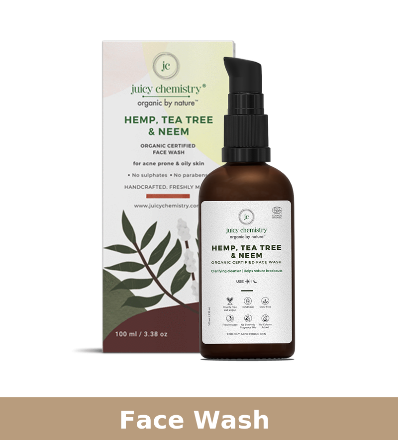 Face Wash | Tea Tree & Neem | Acne Prone & Oily Skin | 100 ml