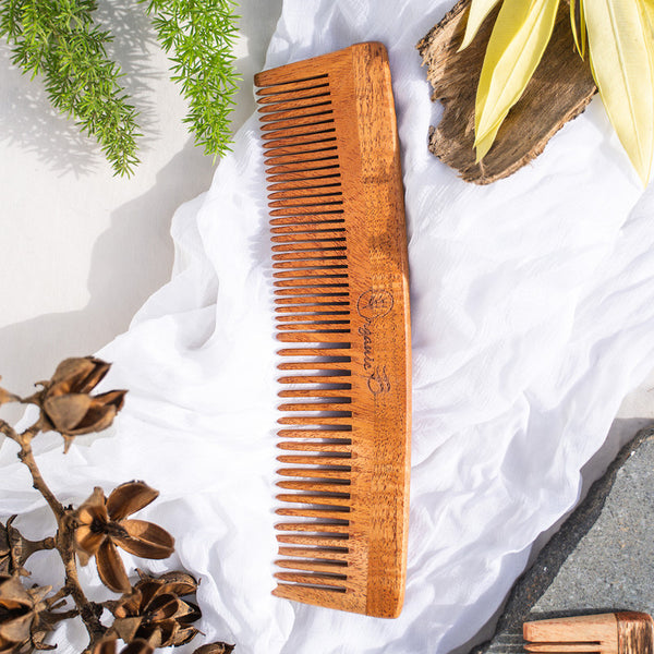 Neem Comb | Wood Full Size Comb | Styling & Detangling