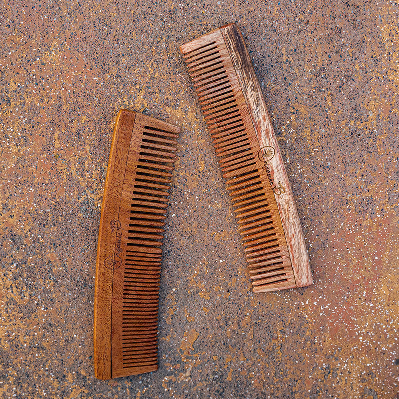 Neem Comb | Wood Full Size Comb | Styling & Detangling