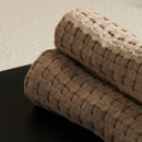 Bamboo Towel | Face Towel | Bamboo Cotton | Beige | 30 x 30 cm | Set of 2
