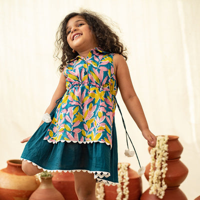 Cotton Dress for Girls | Multicolour