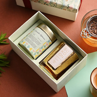 Festive Gifts | Festive Gift Hamper | Scented Candles | Lavender Tea | Set of 2
