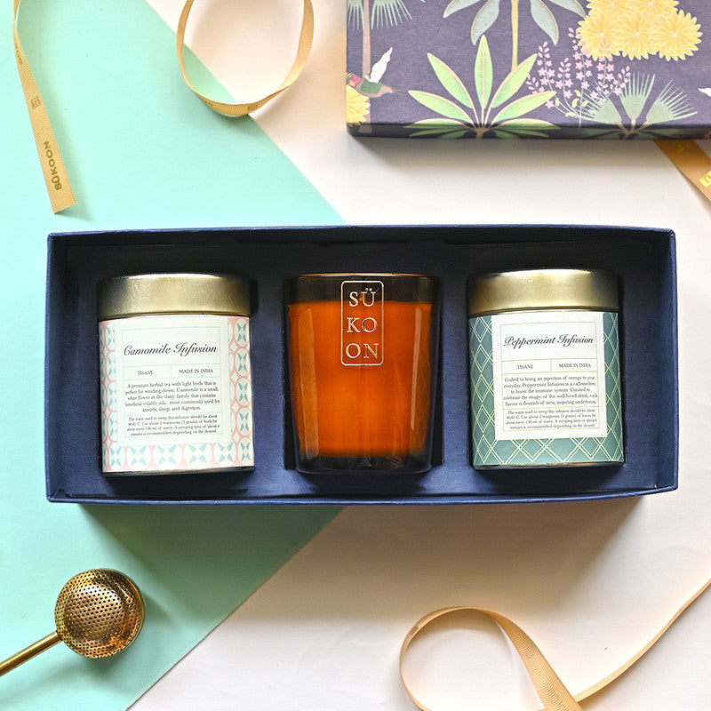 Wedding Gift Box | Scented Candles Gift Set | Natural Soy Wax | Set of 3