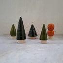 Wooden Toy Set for Kids | Forest Toy Set | Green & Orange | Set of 5