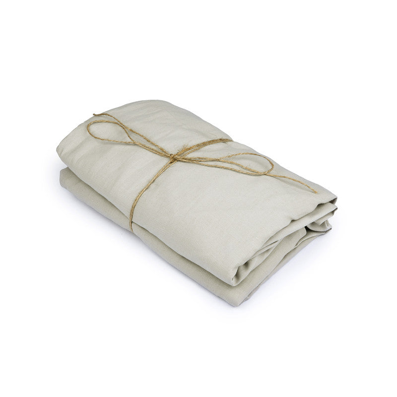 Fitted Sheet for Baby Crib | Organic Cotton & Natural Dyes | Grey