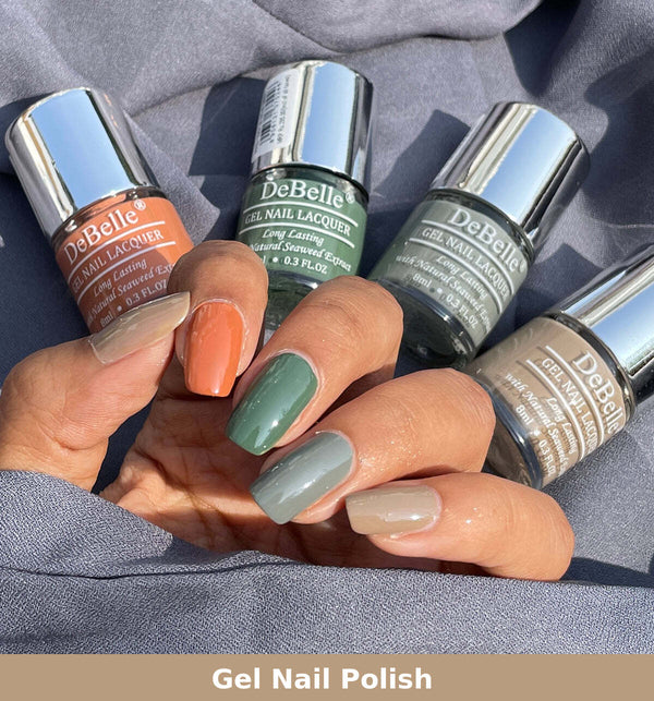 Gel Nail Polish | Peach Pear Pastels | 8 ml | Pack of 4 | Cruelty Free.