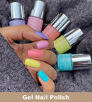 Gel Nail Polish Set | Candy Pastels | 8 ml | Pack of 5 | Cruelty Free