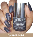 Gel Nail Polish | Cruelty Free | Copper Glaze Dark Grey | 8 ml