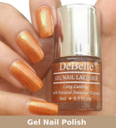 Gel Nail Polish | Cruelty Free | Aurora Amber with Copper Glitter | 8 ml