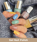 Gel Nail Polish | Banana Chocochip Pastels | 8 ml | Pack of 4 | Cruelty Free.