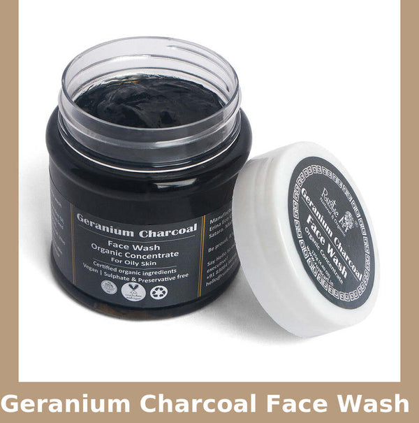 Geranium Charcoal Face Wash | 125 g