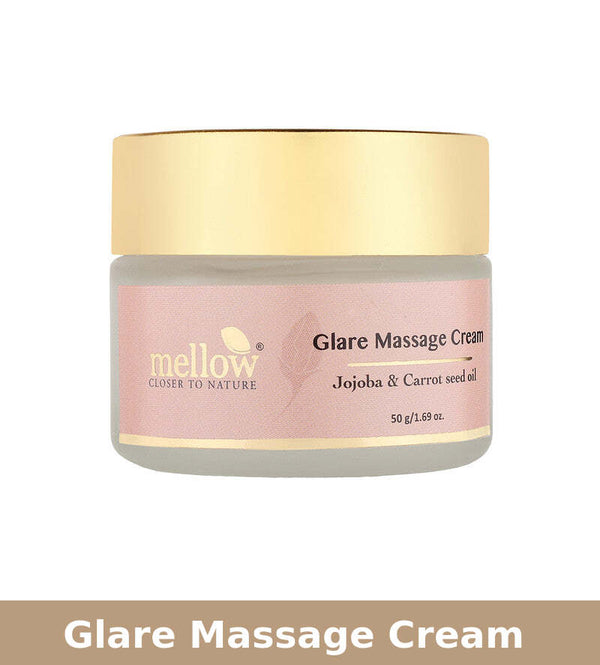 Glare Massage Cream | Jojoba & Almond Oil | Glowing & Wrinkle Free Skin | 50 g