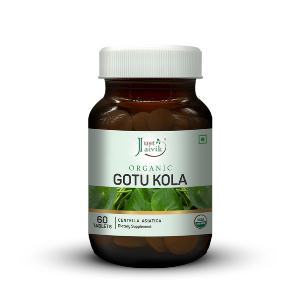 Organic Gotu Kola Tablets | Dietary Supplement | 60 Tabs