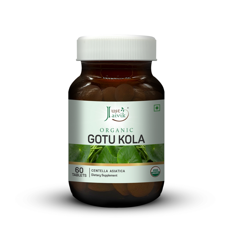 Organic Gotu Kola Tablets | Dietary Supplement | 60 Tabs