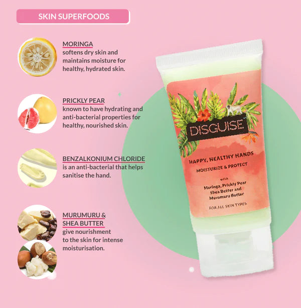 Organic Hands Moisturizer | Benefits of Moringa Oil | 30 g.