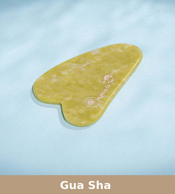 Gua Sha Stone | Green Quartz | Reduces Puffiness