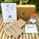 Brown Box Collection | 10 Seed Paper Pens | 1 Seed Diary | 1 Seed ball.